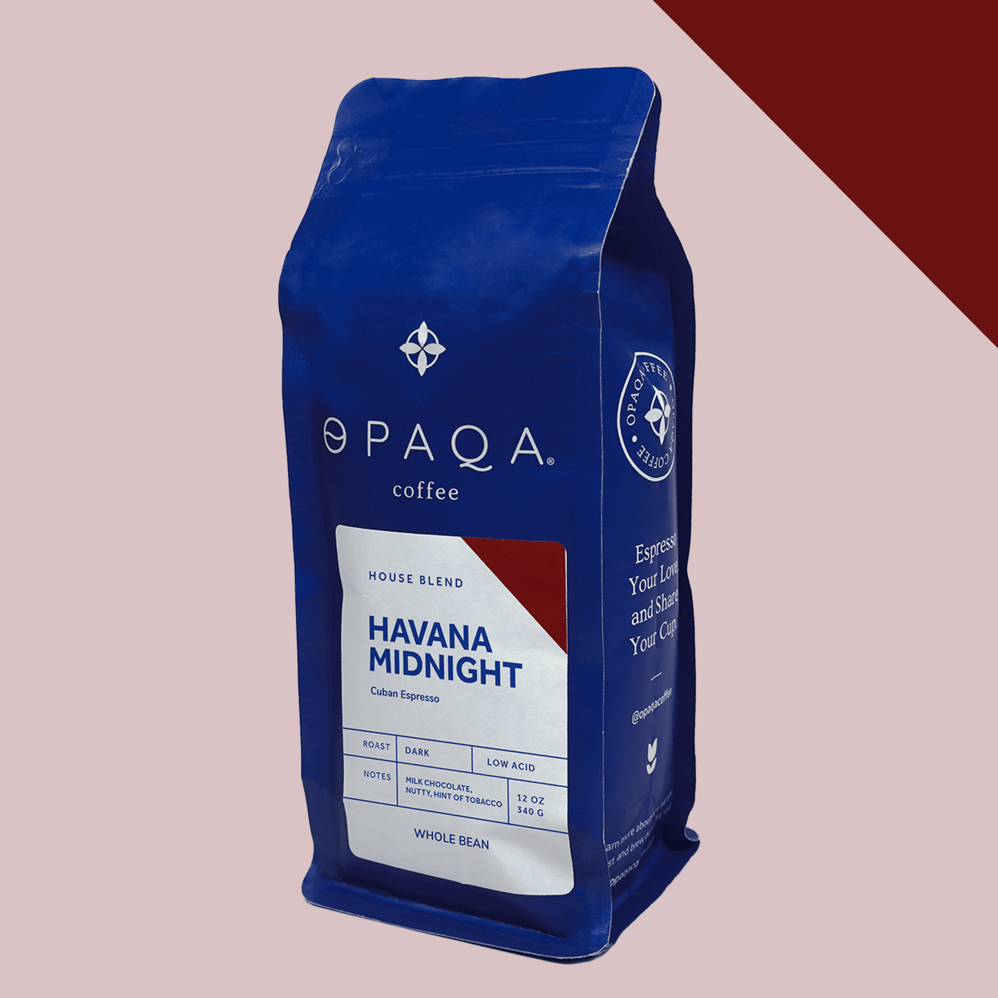 Cuban-Style Espresso Blend, Opaqa Havana Midnight