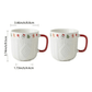 Christmas Ceramic Mug Set – Cozy Sweater Style Coffee Mugs, Holiday Gift