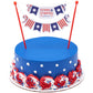 Stars and Stripes Forever Banner Banner Layon 6pcs
