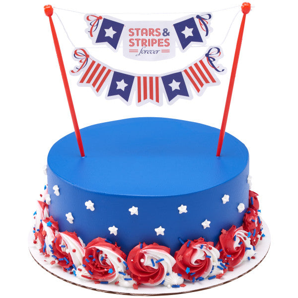 Stars and Stripes Forever Banner Banner Layon 6pcs