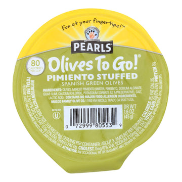 Pearls - Olives Togo Pimiento Stfd - Case Of 12-16 Oz(D0102H541Q2)