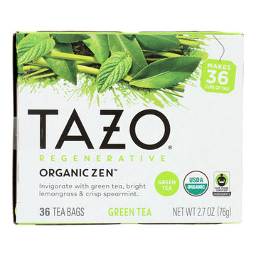 Tazo Tea Bags, Green Tea, Regenerative Organic Zen Tea, 36 Count