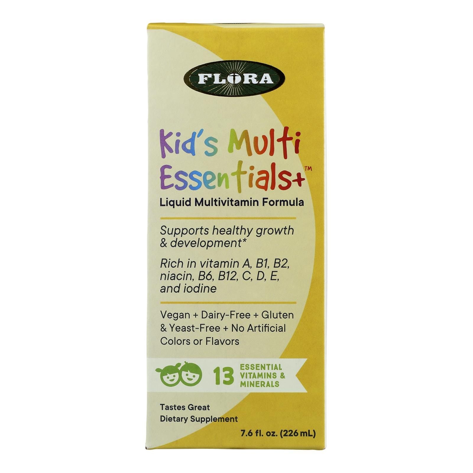 Flora - Mltivtmn Kids Essntl Liquid - 1 Each-76 Fz(D0102H54cUJ)