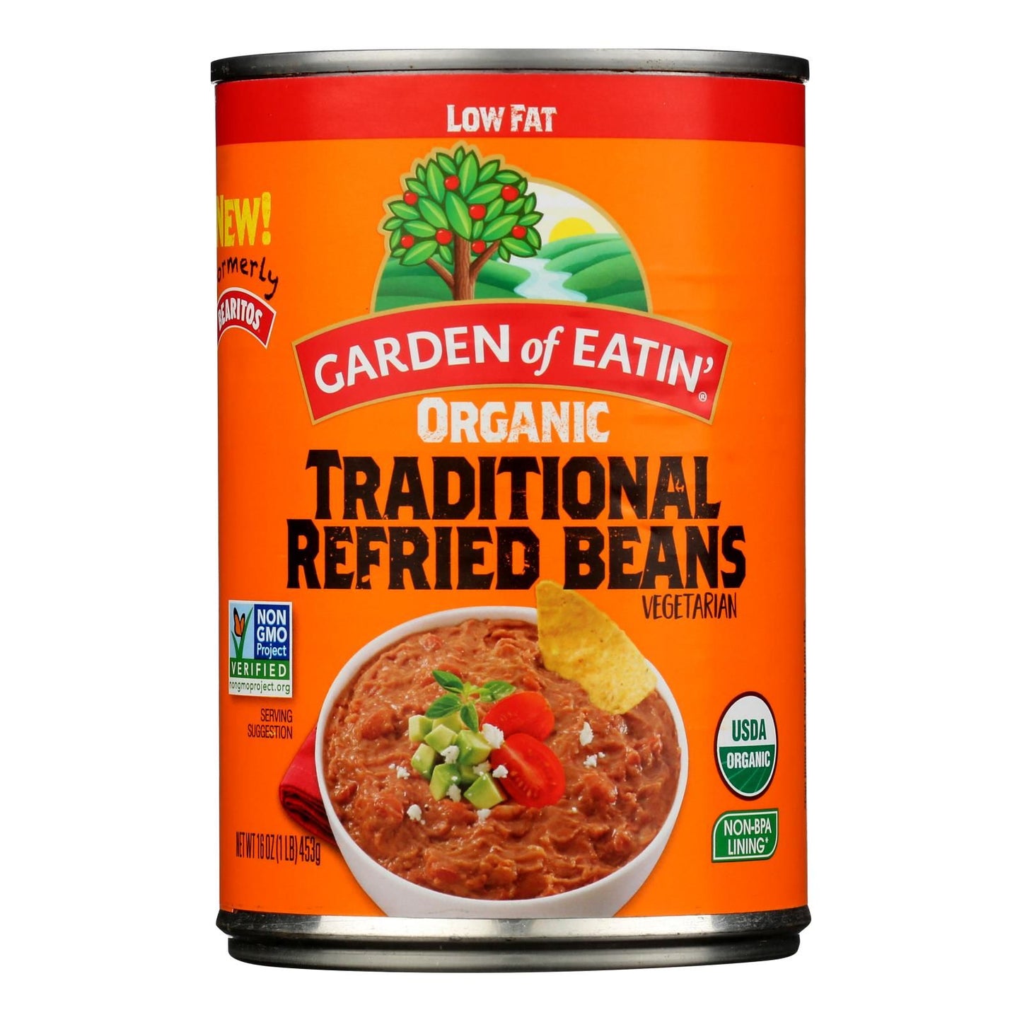 garden Of Eatin - Refried Beans Traditional Low Fat - case Of 12-16 Oz(D0102H54gF2)