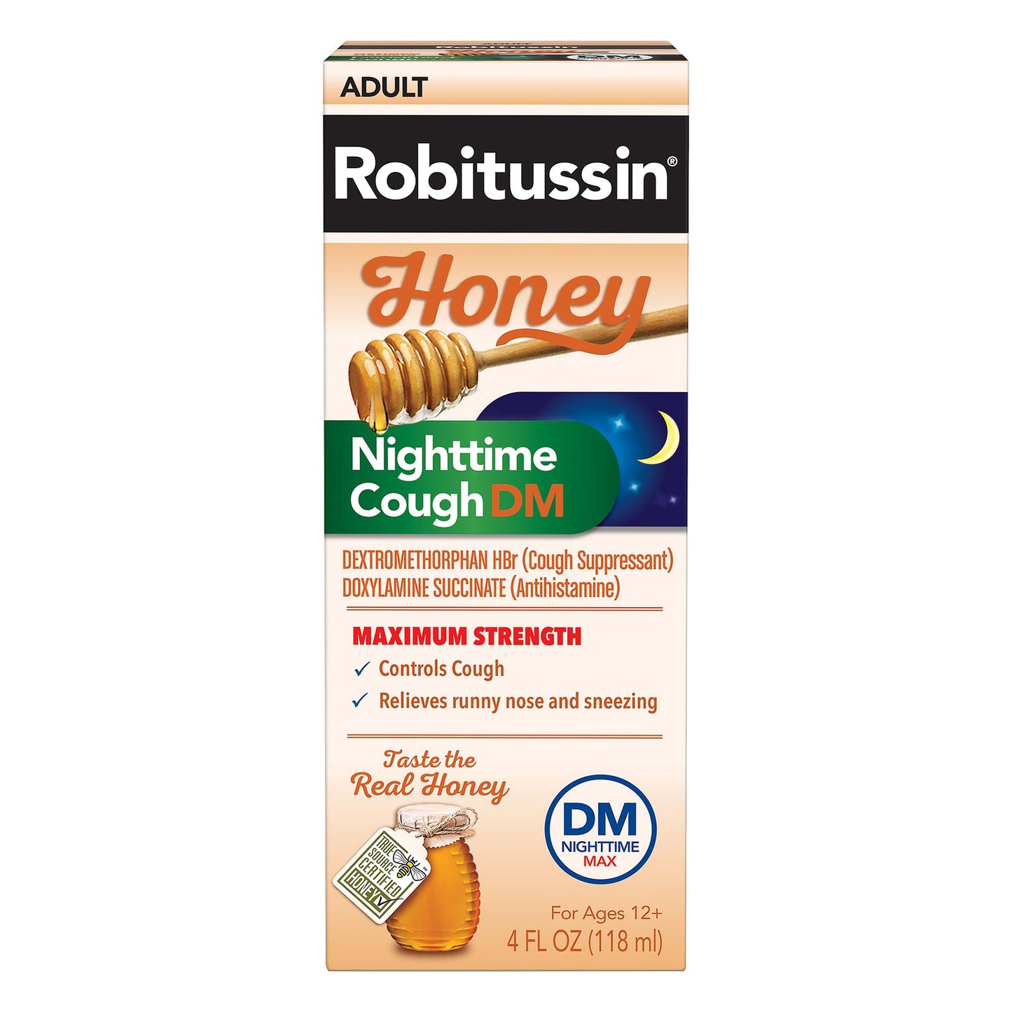 Robitussin - cgh Nght Max Strth Honey - 1 Each-4 Fz(D0102H54gSJ)