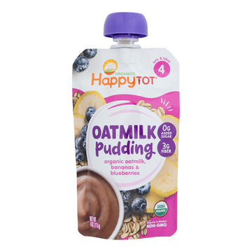 Happy Tot - Pudd Ban Bluby Oatmlk - Case Of 16-4 Oz(D0102H54Jw2)