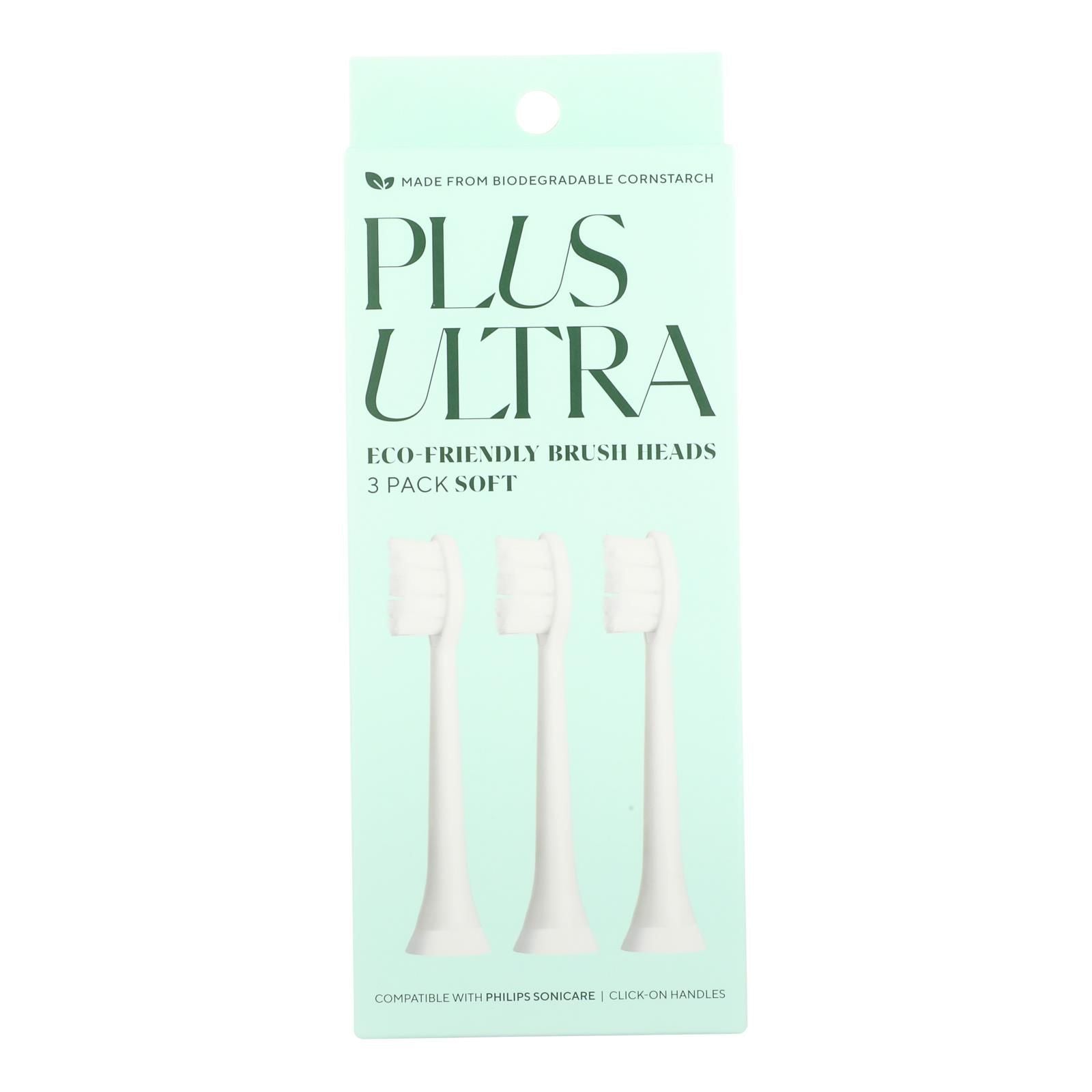 Plus Ultra - Tbrush Heads Echo 3pk - case Of 4-3 ct(D0102H54Q0J)