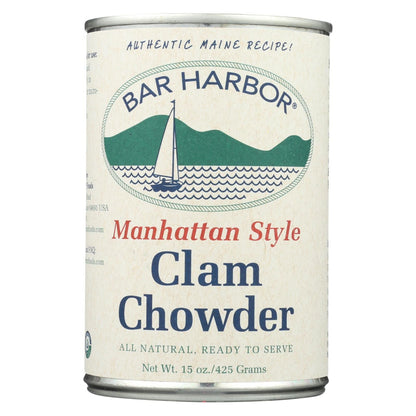 Bar Harbor Manhatten Clam Chowder 15 oz (Pack of 3)