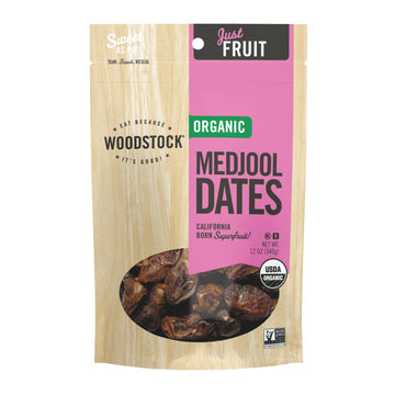 Woodstock Organic Unsweetened Medjool Dates - Case Of 8 - 12 Oz(D0102H5K6I6)