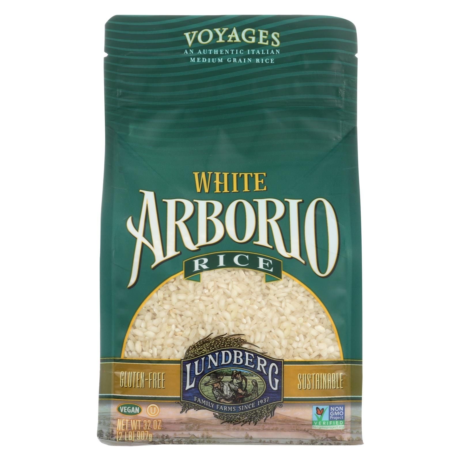 Lundberg Family Farms White Arborio Rice - Case Of 6 - 2 Lb(D0102H5Kdl6)