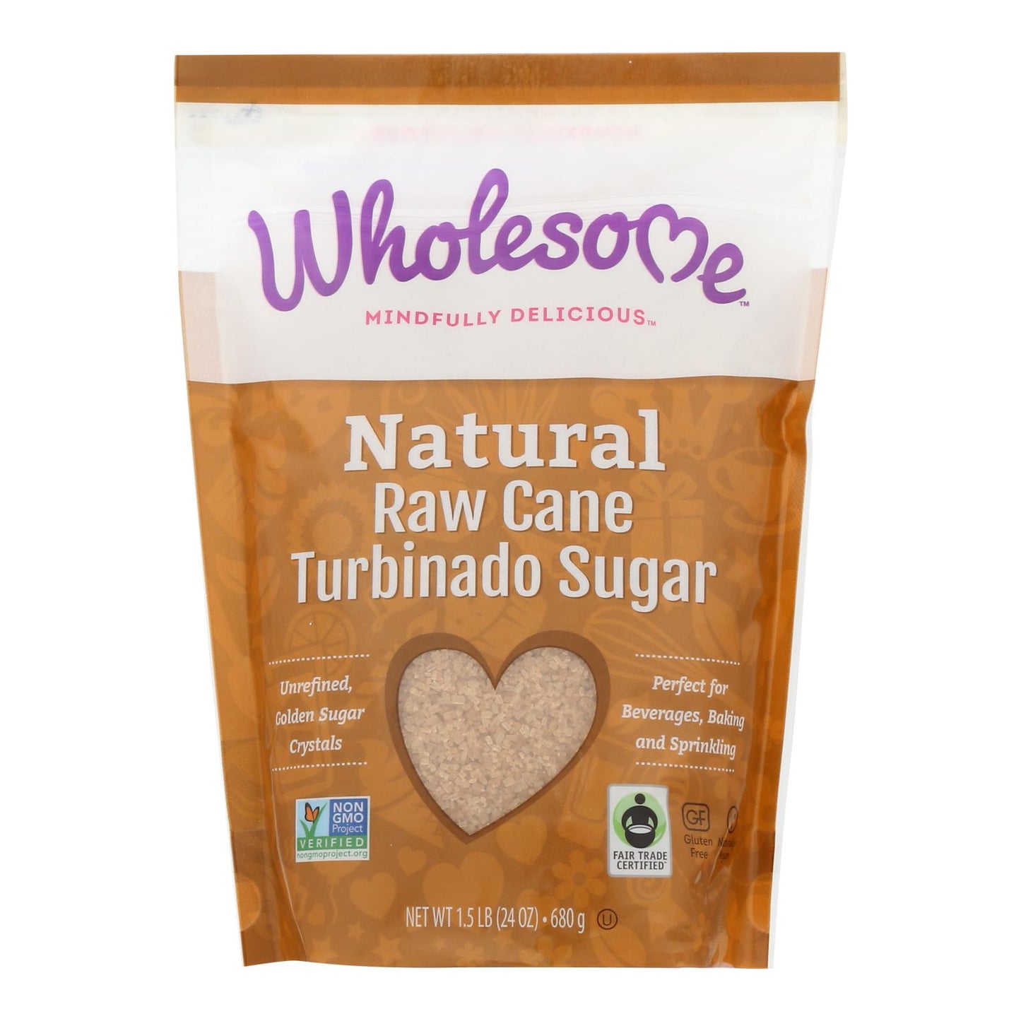 Wholesome Sweeteners Sugar - Natural Raw Cane - Turbinado - Fair Trade - 15 Lb - Case Of 12(D0102H5Keq8)