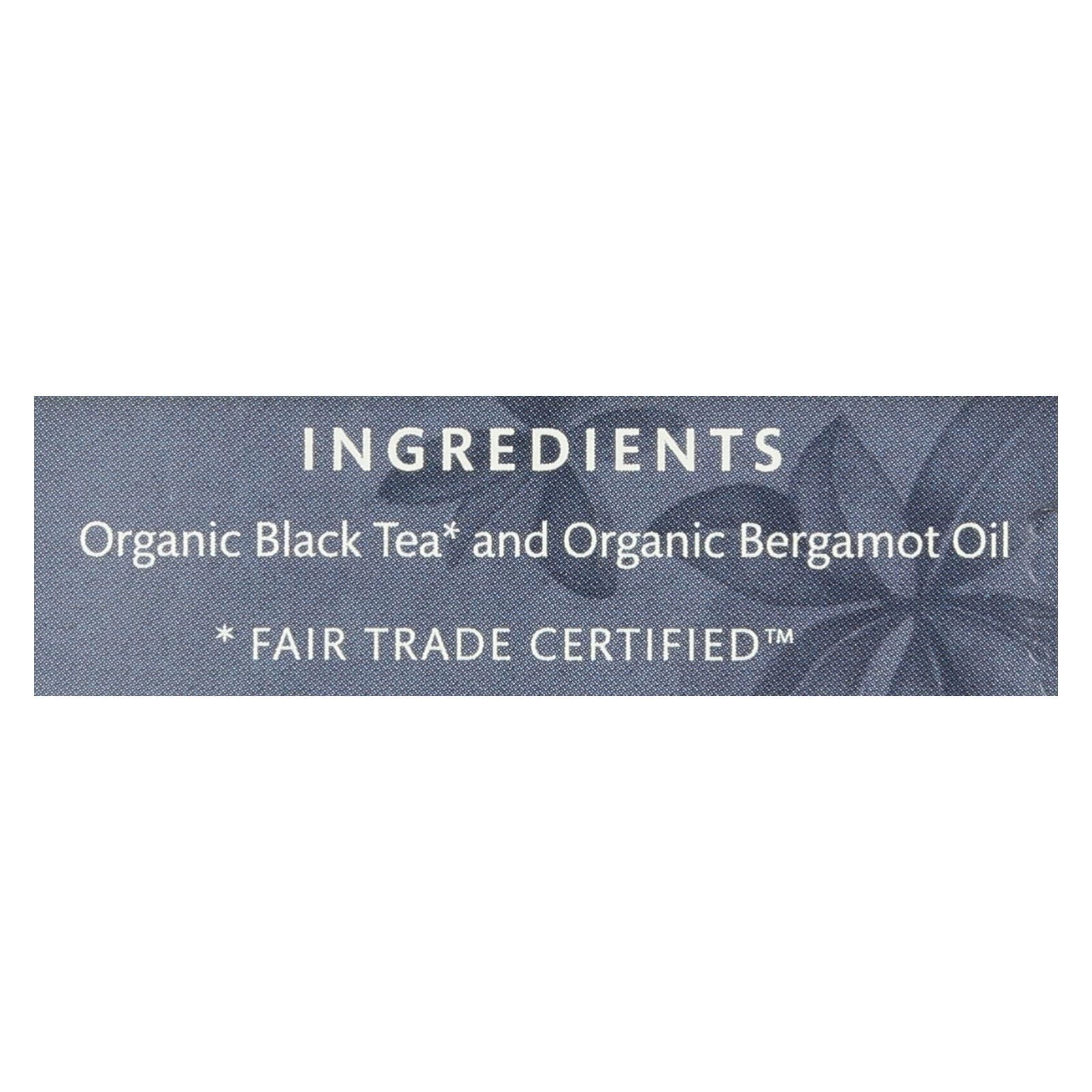Choice Organics Earl Grey Tea with Bergamot - Organic Black Tea Bags - 16 Count - Fair Trade - Compostable - Contains Caffeine