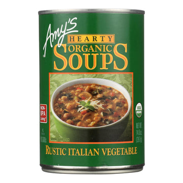 Amys - Organic Soup - Vegetarian Hearty Italian - Case Of 12 - 14 Oz(D0102H5Kh56)
