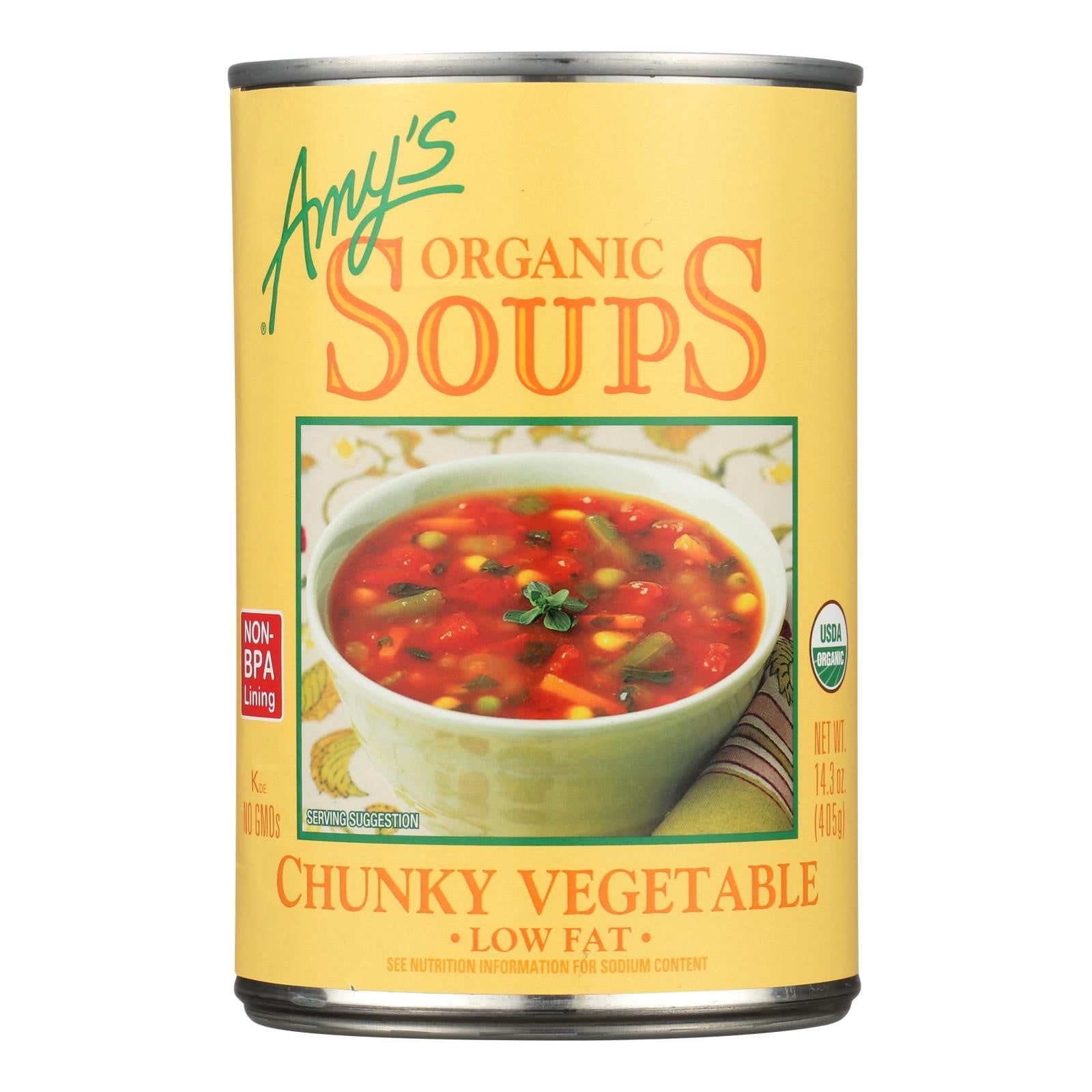 Amys - Organic Chunky Vegetable Soup - Case Of 12 - 143 Oz(D0102H5Kh5X)