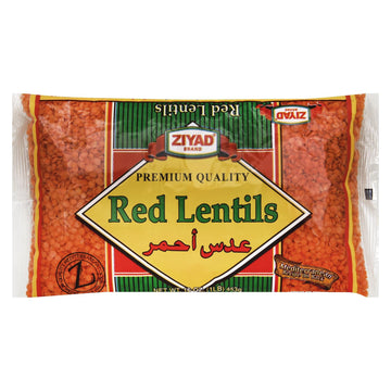 Ziyad - Beans Red Lentil - Case Of 6 - 16 Oz(D0102H5Khjj)