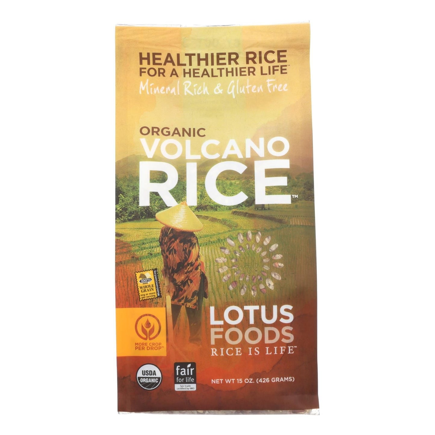 Lotus Foods Organic Volcano Rice - case Of 6 - 15 Oz(D0102H5KLRJ)