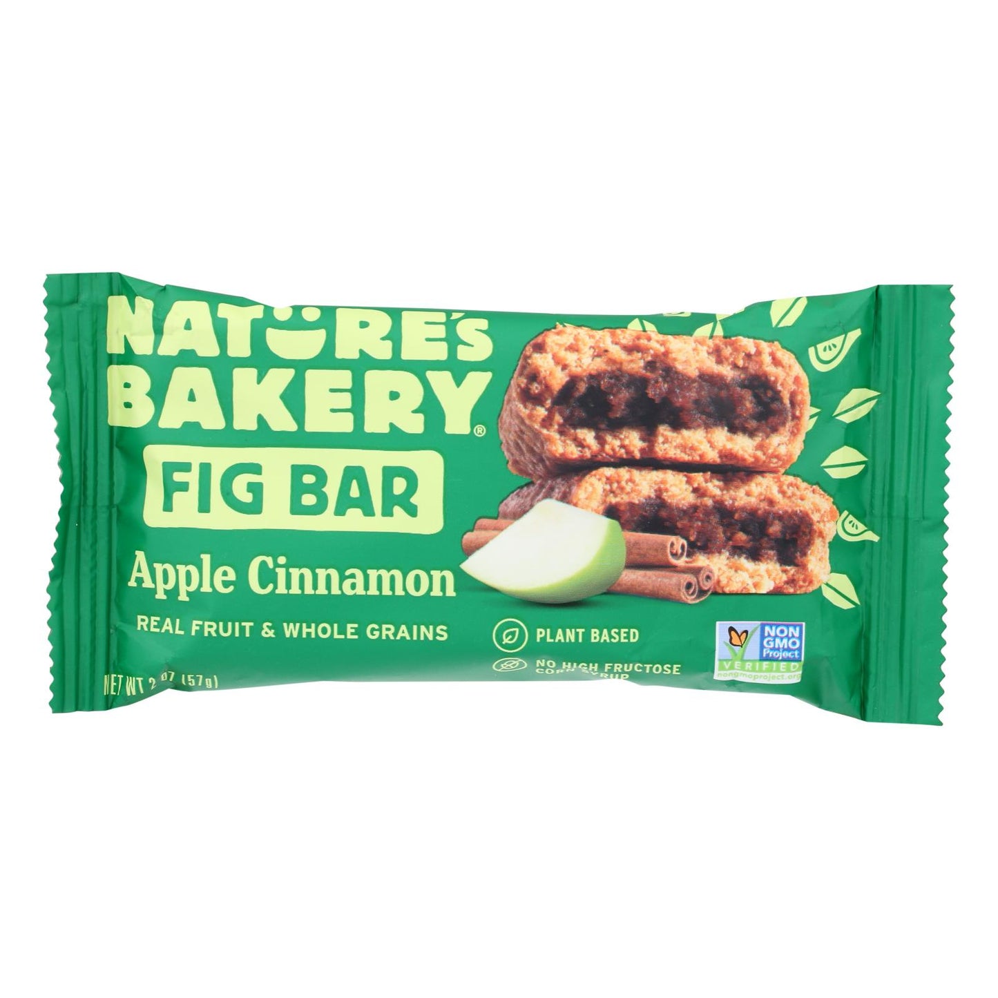 Natures Bakery Stone Ground Whole Wheat Fig Bar - Apple Cinnamon - Case Of 12 - 2 Oz(D0102H5Kmxt)