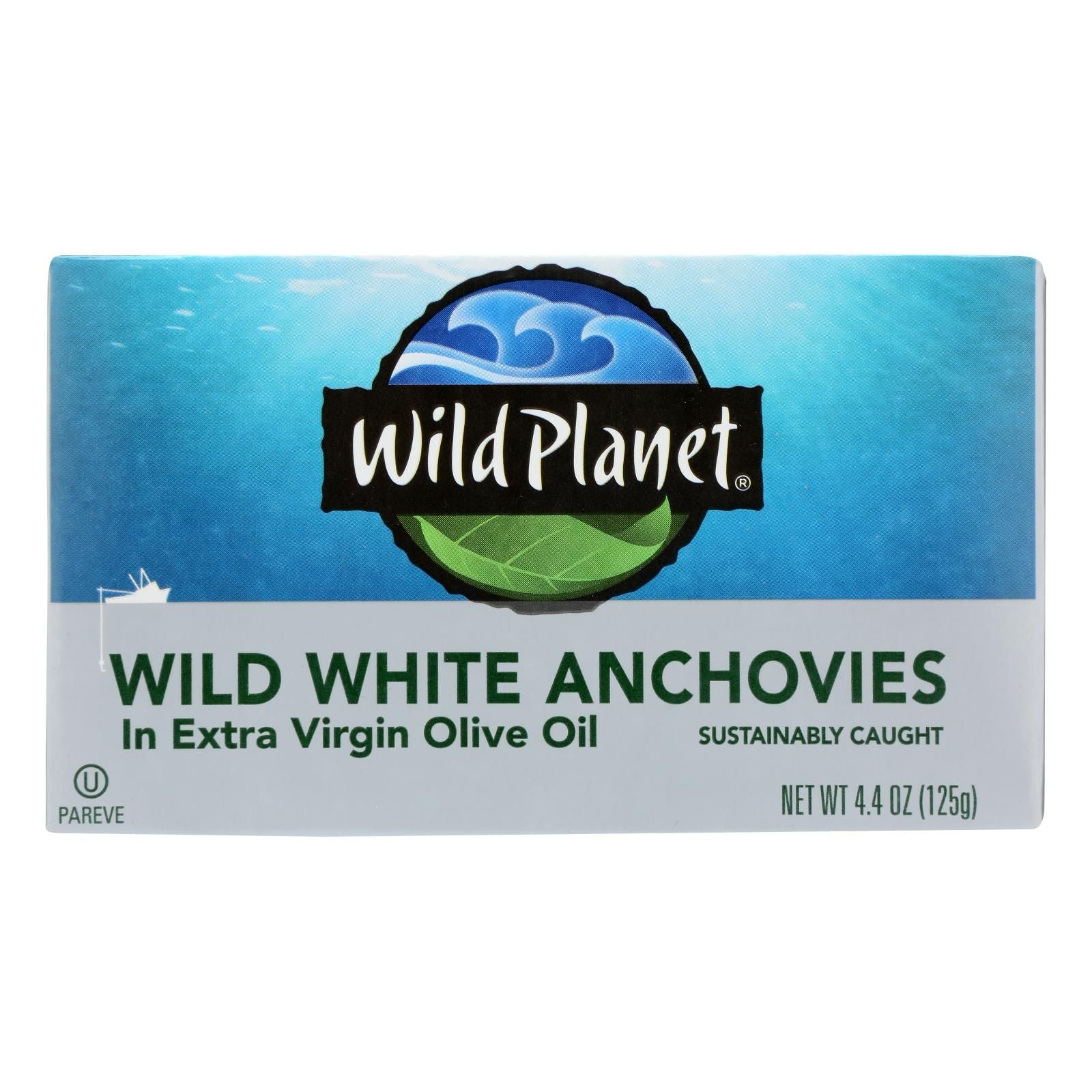 Wild Planet White Anchovies In Extra Virgin Olive Oil - case Of 12 - 44 Oz(D0102H5KNHT)