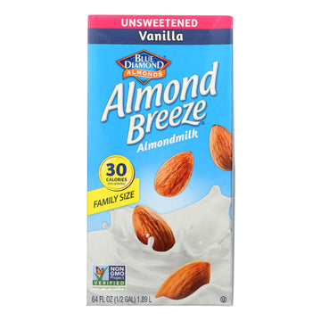 Almond Breeze - Almond Milk - Unsweetened Vanilla - Case Of 8 - 64 Fl Oz(D0102H5Kp18)