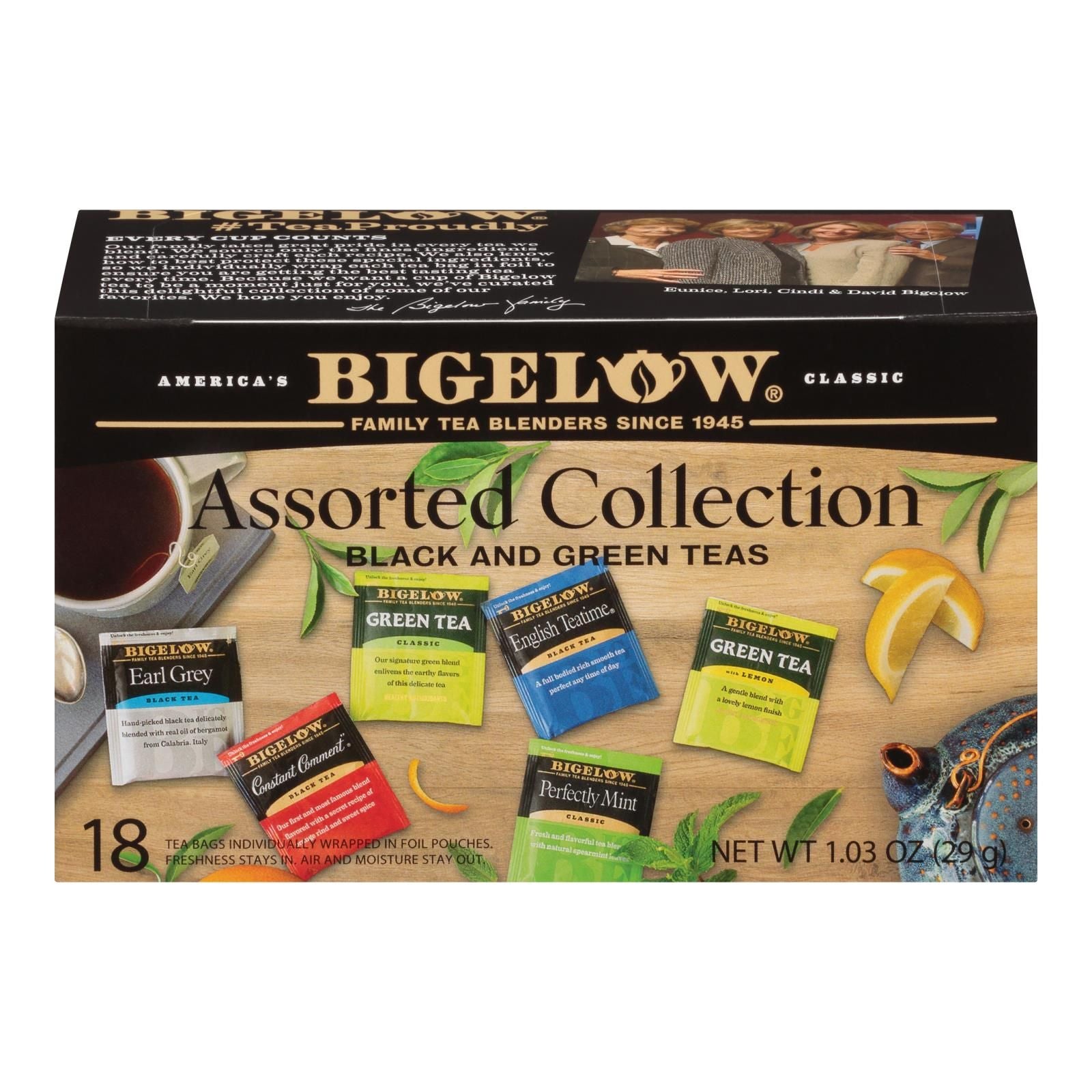 Bigelow Tea Assorted Tea - 6 Variety - case Of 6 - 18 Bag(D0102H5KQZJ)