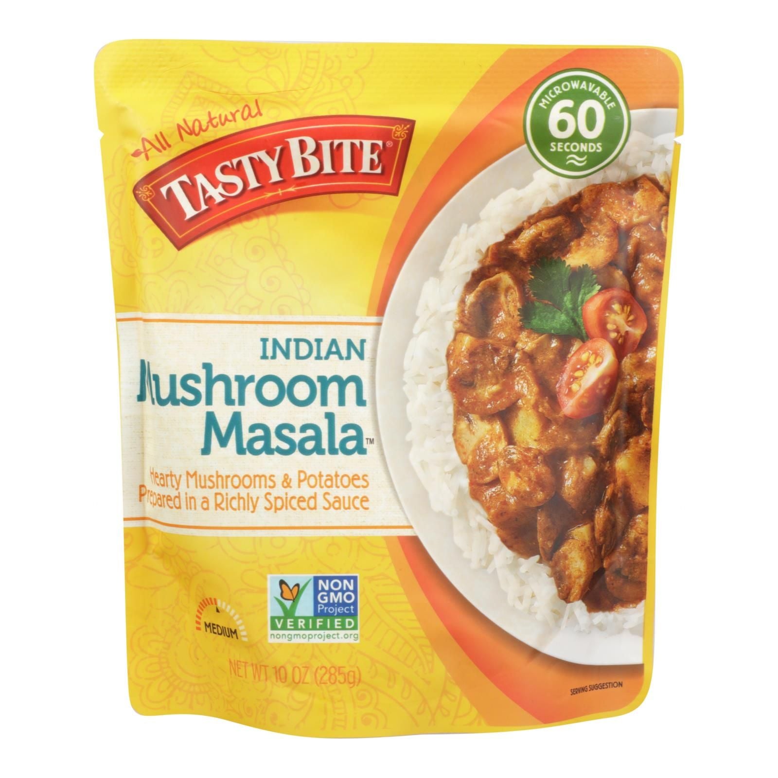 Tasty Bite Entree - Indian cuisine - Mushroom Masala - 10 Oz - case Of 6(D0102H5KWBJ)