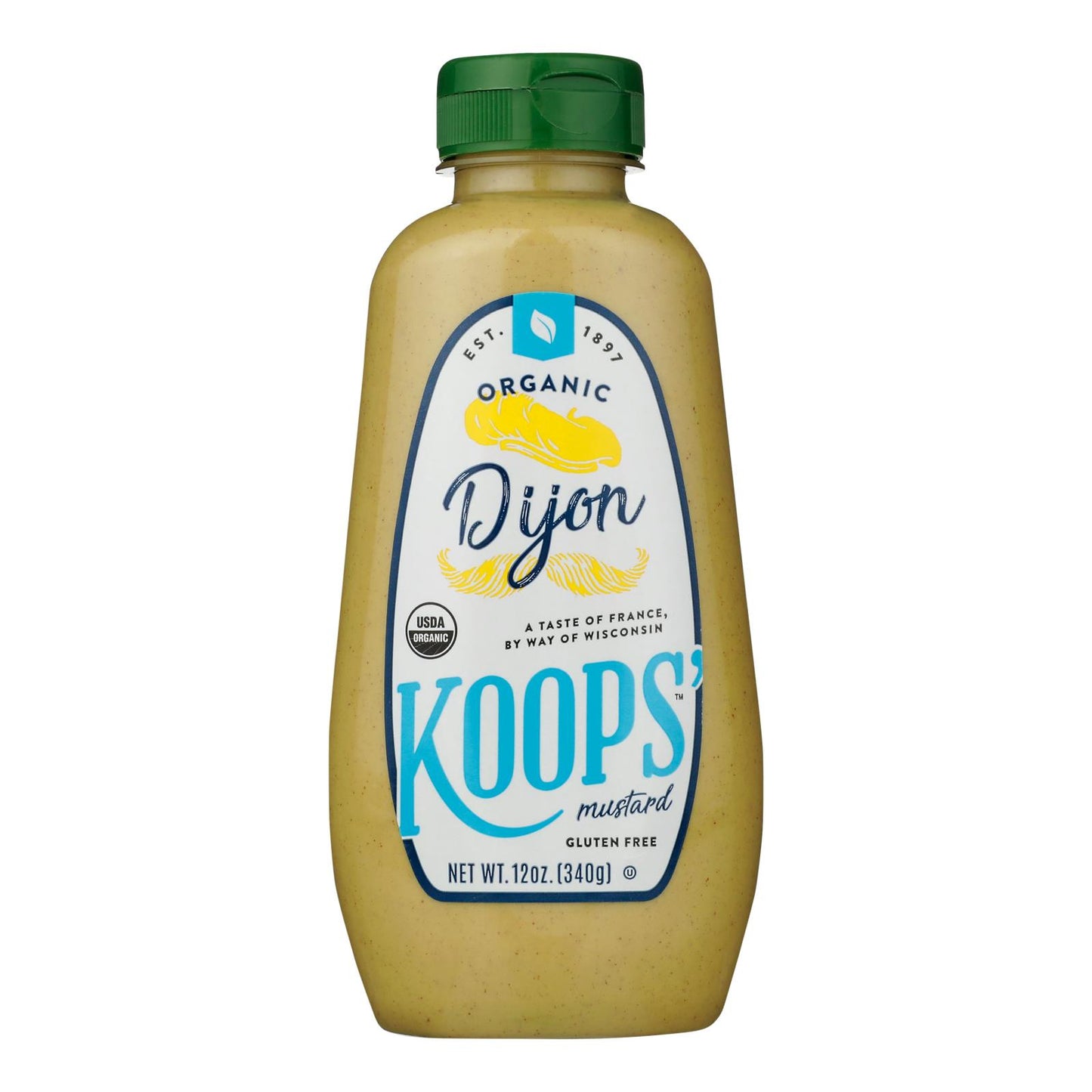 Koops Organic Dijon - Case Of 12 - 12 Oz(D0102H5Kzk2)