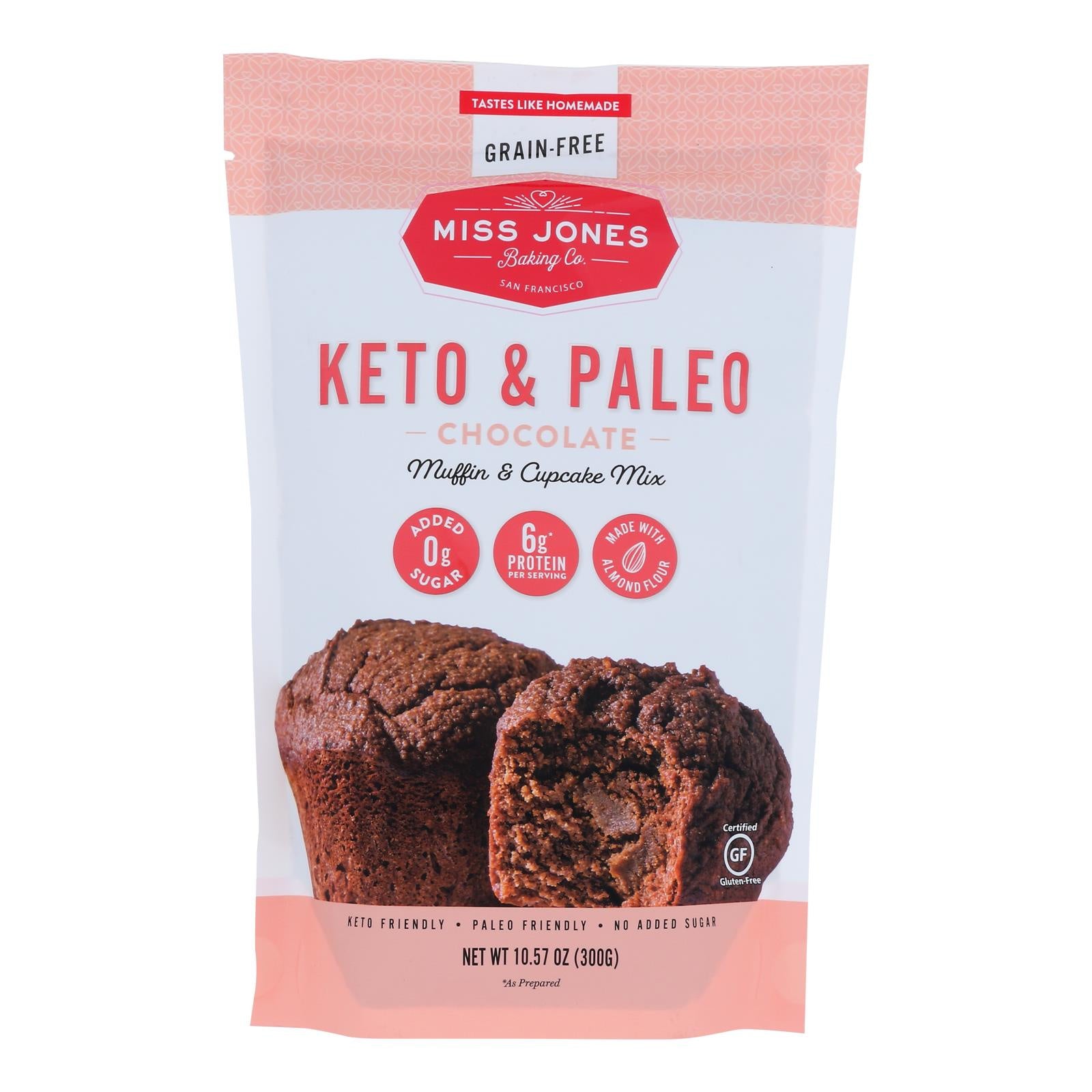Miss Jones Baking Co - Muffin Mix Chocolate Keto - Case Of 6-1057 Oz(D0102H5Nfi8)