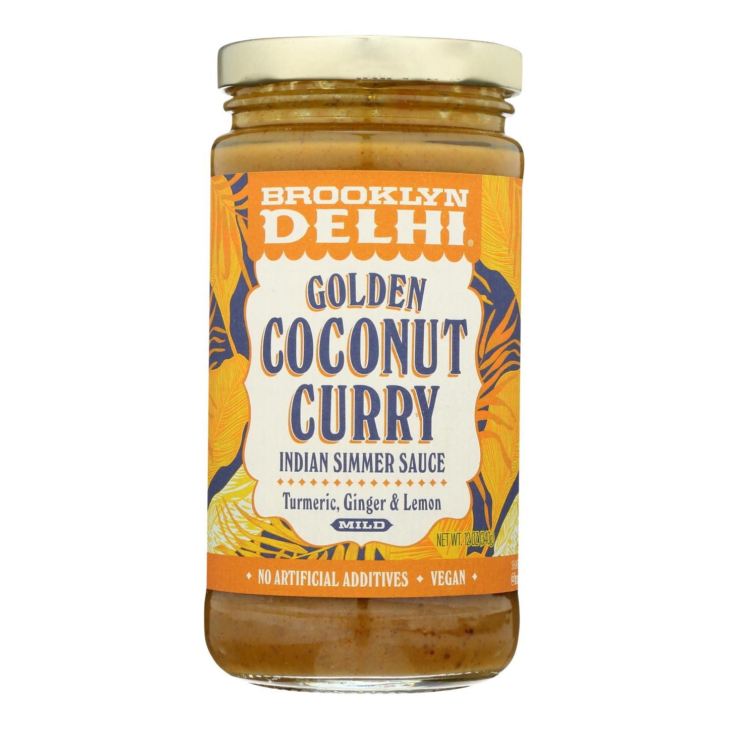 Brooklyn Delhi - golden coconut curry Simmer Sauce - case Of 6 - 12 Oz(D0102H5NKgT)