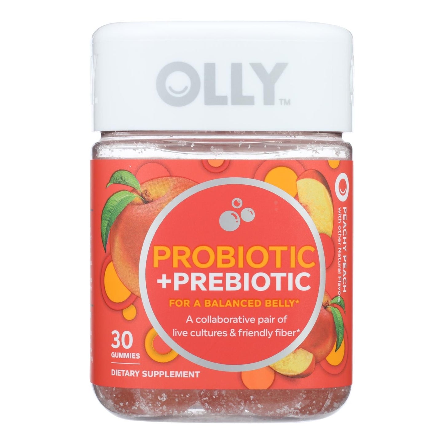 Olly - Proprebiotics Peach - 1 Each - 30 ct(D0102H5NM32)