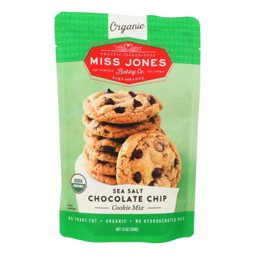 Miss Jones Baking Co Sea Salt Chocolate Chip Cookie Mix - Case Of 6 - 13 Oz(D0102H5Npnp)
