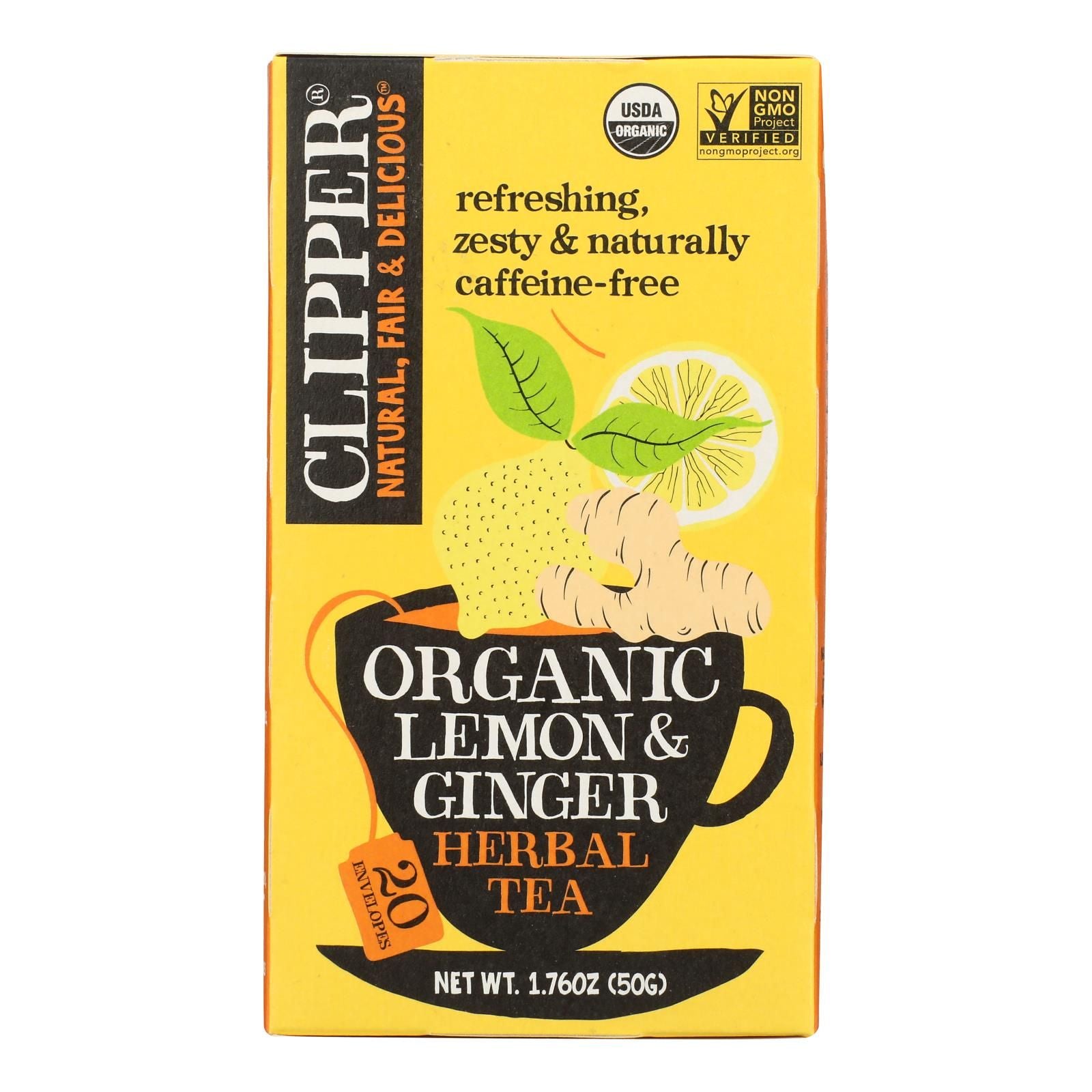 clipper Tea - Organic Tea - Main Squeeze - case Of 6 - 20 Bags(D0102H5NYH6)