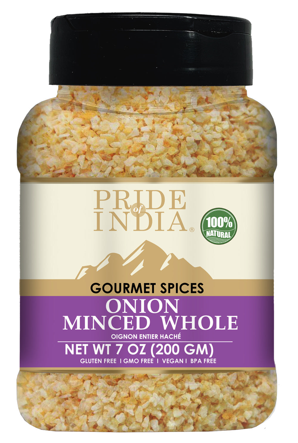 Pride Of India Onion Minced Whole Ourmet Spice For Cooking Pantry Essential Adds Flavor To Saucesdipsrubsmarinades Easy To Use(D