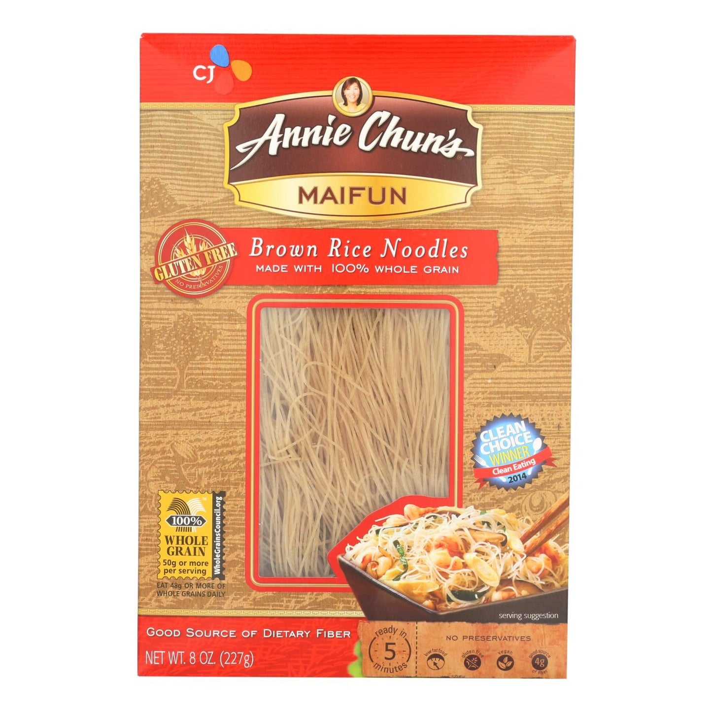 Annie chuns Maifun Brown Rice Noodles - case Of 6 - 8 Oz(D0102H5W41T)