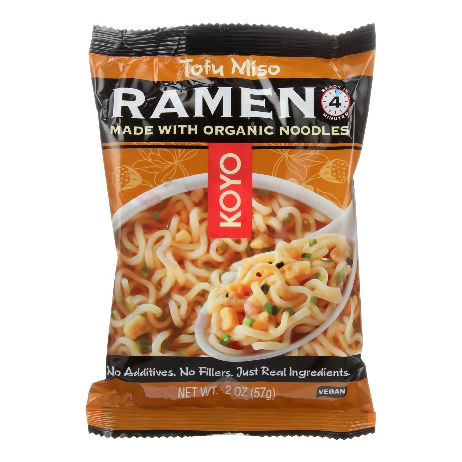 Koyo Tofu Miso Ramen - case Of 12 - 2 Oz(D0102H5W47T)