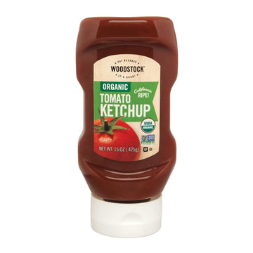 Woodstock Organic Tomato Ketchup - Case Of 16 - 15 Oz(D0102H5W4Np)