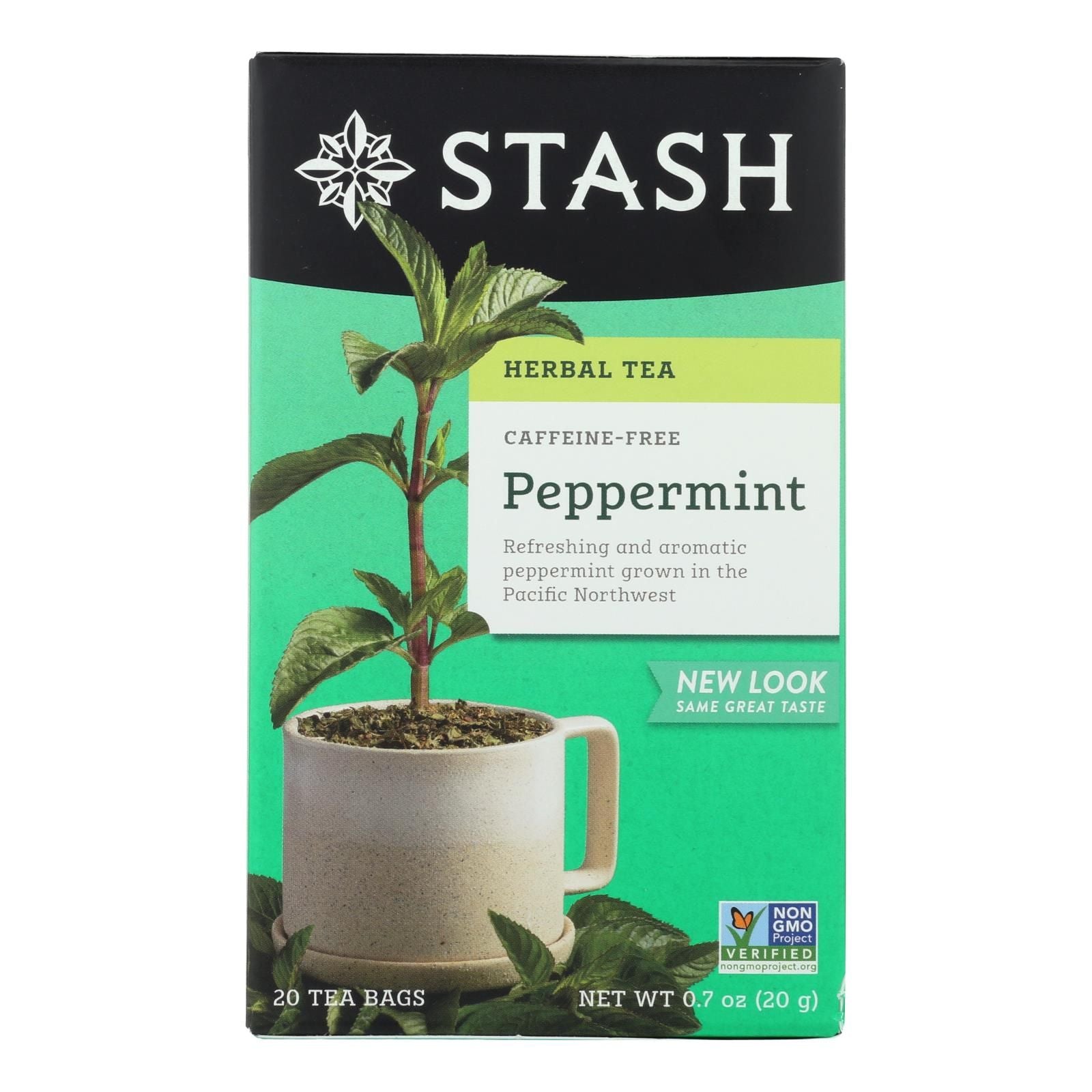 Stash Tea - Herbal - Peppermint - 20 Bags - Case Of 6(D0102H5Wul6)