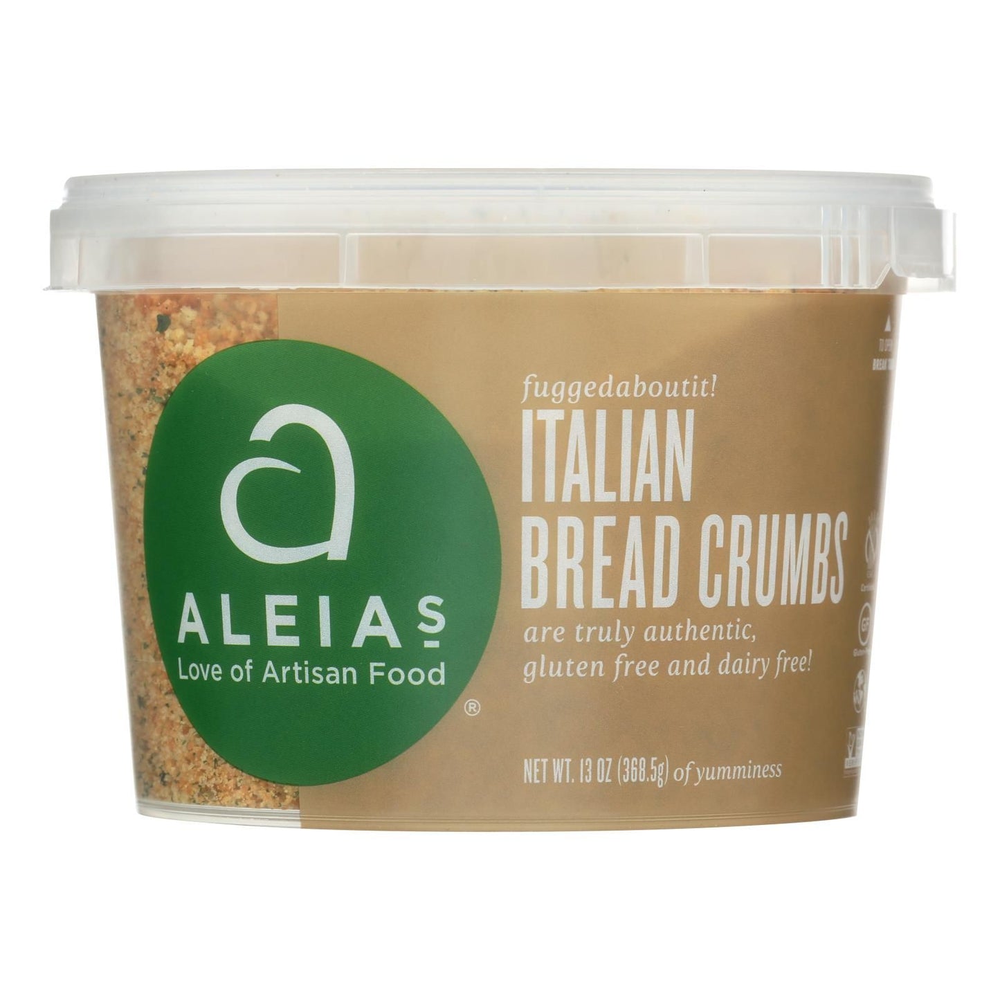 Aleias - gluten Free Bread crumbs - Italian - case Of 12 - 13 Oz(D0102H5WUW8)