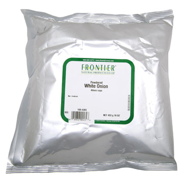 Frontier Co-Op White Onion Powder, 1-Pound Bulk Bag, Real Onion Taste Without The Tears, Kosher, Non Gmo