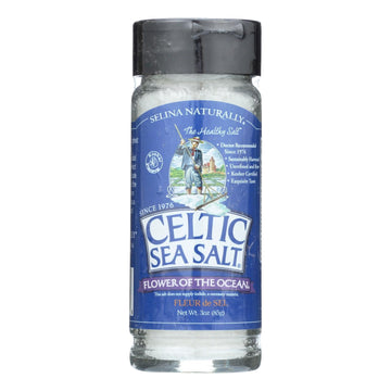Celtic Sea Salt - Sea Salt Shaker - Flower Of The Ocean - Case of 6 - 3 oz.(D0102H77NRA.)
