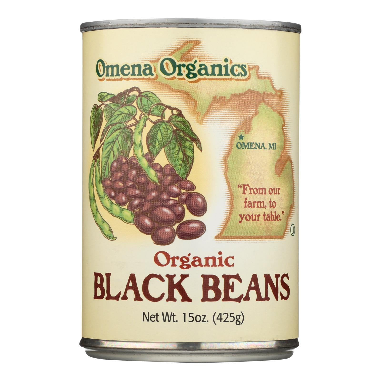 Omena Organics - Beans Black - Case Of 12 - 15 Oz(D0102H7Auvy.)