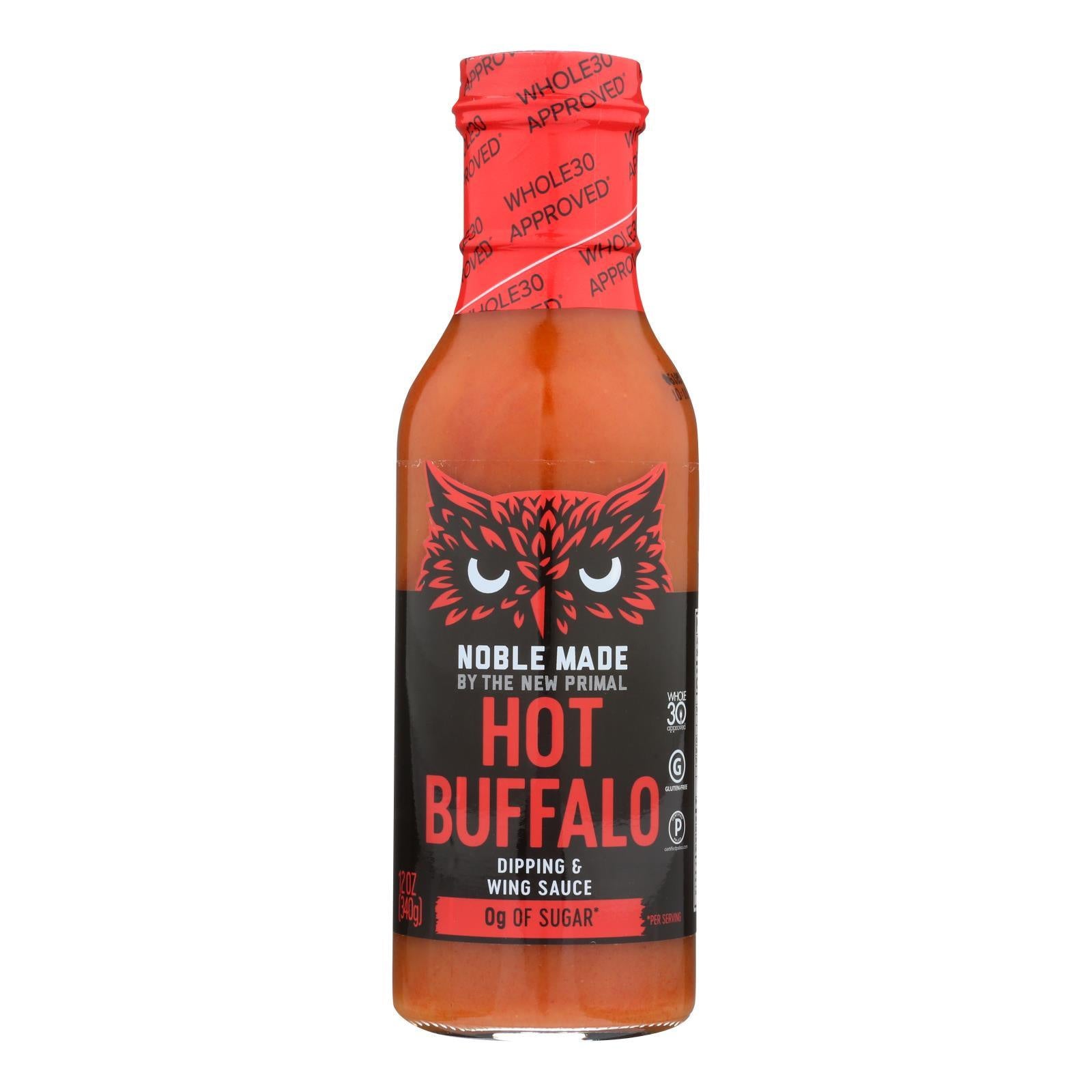 The New Primal - Sauce Buffalo Hot Paleo - Case Of 6 - 12 Oz(D0102H7P1Fa.)