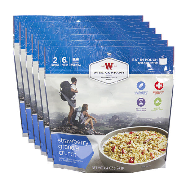 6ct Pack - Outdoor Strawberry Granola Crunch (2 Serving Pouch)(D0102HEVXFG.)