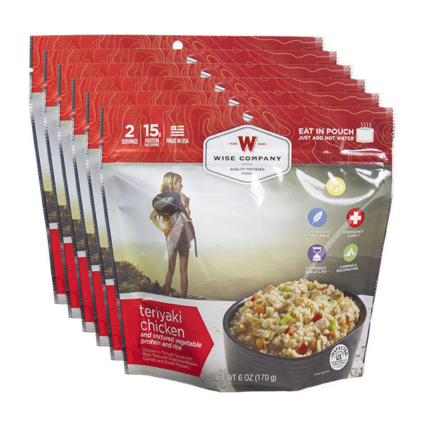Teriyaki Chicken and Rice Camping Food (Case of 6)(D0102HEVXUA.)