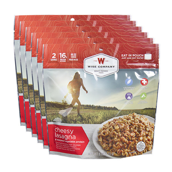 6ct Pack - Outdoor Cheesy Lasagna (2 Serving Pouch)(D0102HEVXUW.)