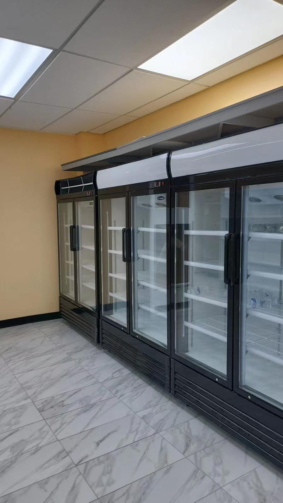 Fricool 51 glass Door Merchandiser Refrigerator Beverage cooler with Swing door(D0102HgJLZV)