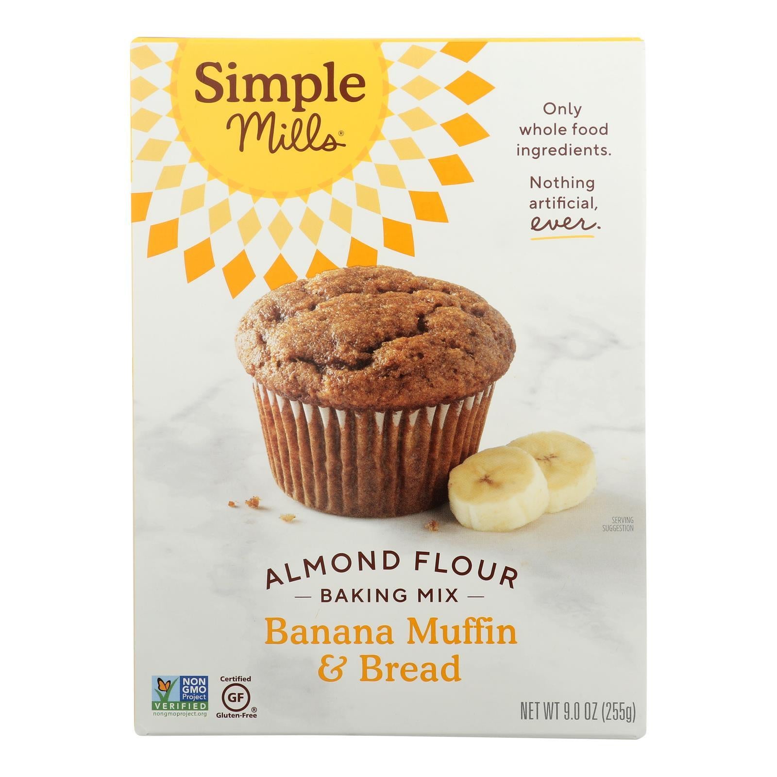 Simple Mills Almond Flour Banana Muffin And Bread Mix - Case Of 6 - 9 Oz.(D0102Hh30Ra.)