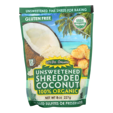 Let'S Do Organics Organic Shredded - Coconut - Case Of 12 - 8 Oz.(D0102Hh3H8G.)