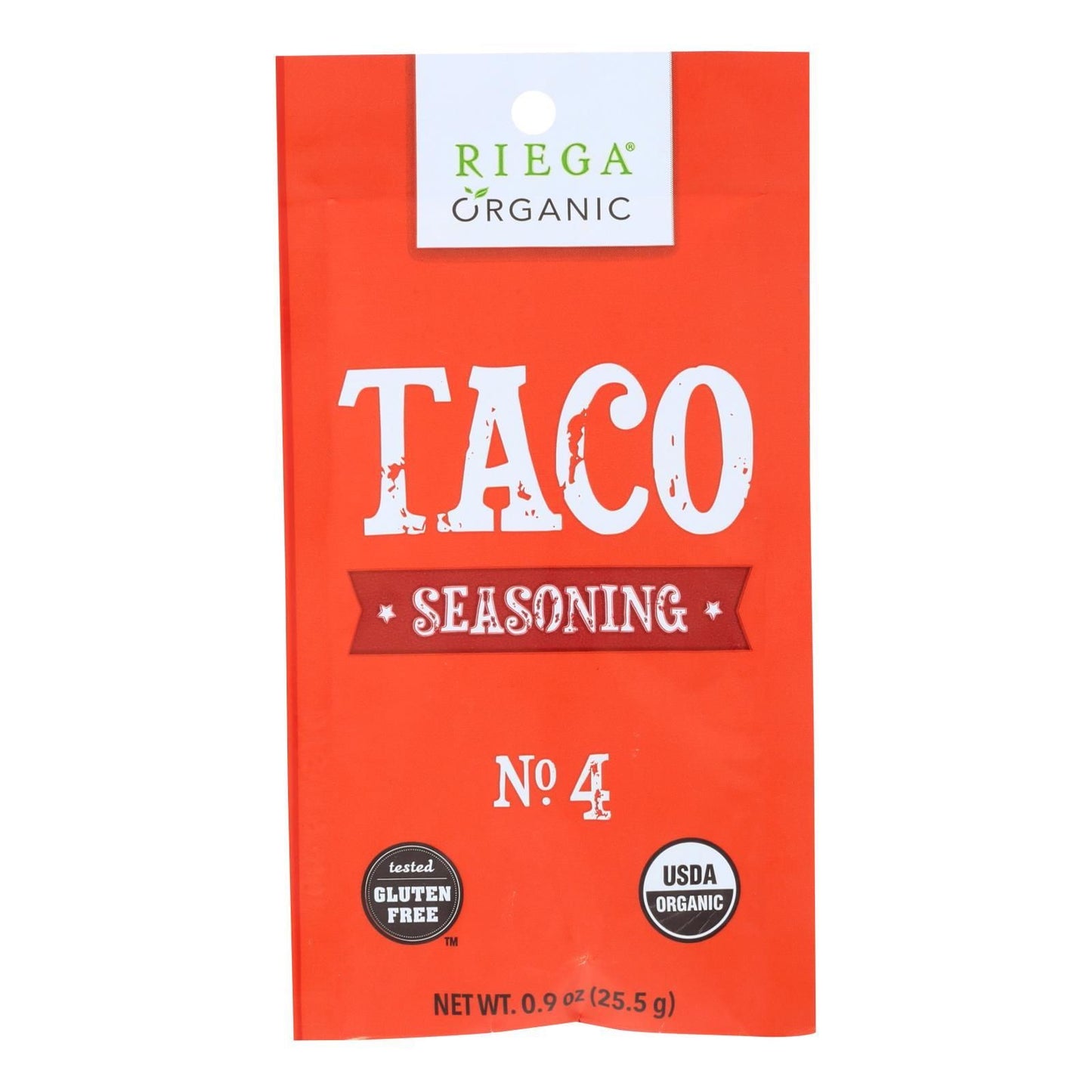 Riega Foods Seasoning - Organic - Taco - No. 4 - .9 oz - case of 8(D0102HH3QE7.)