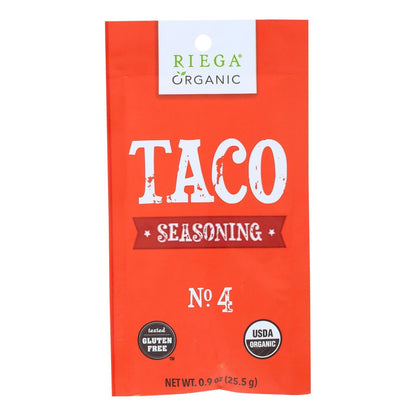 Riega Foods Seasoning - Organic - Taco - No. 4 - .9 oz - case of 8(D0102HH3QE7.)