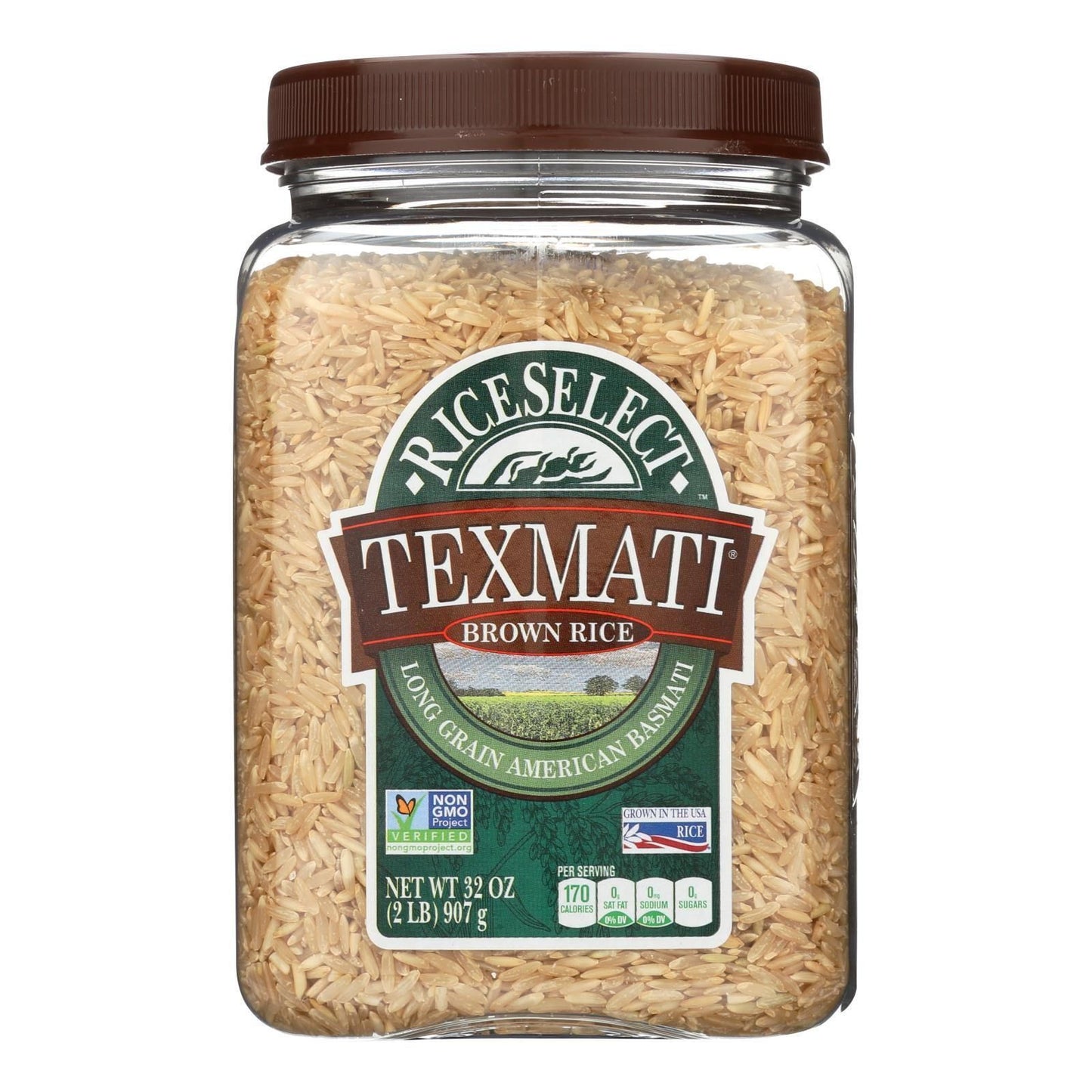Rice Select Texmati Rice - Brown - Case of 4 - 32 oz.(D0102HH3QHV.)